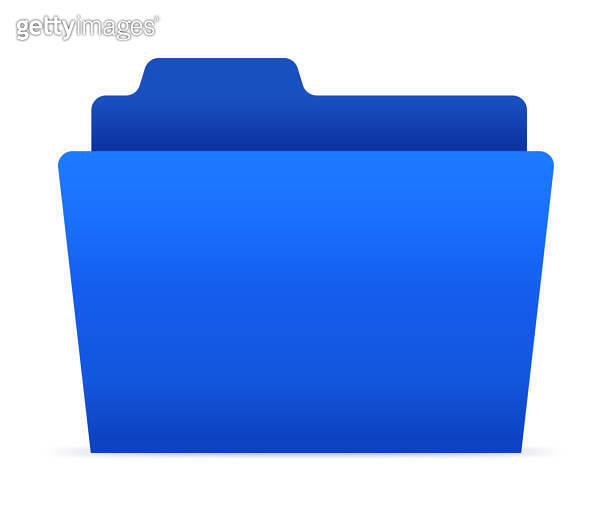 Blue File Folder 이미지 (2022805503) - 게티이미지뱅크