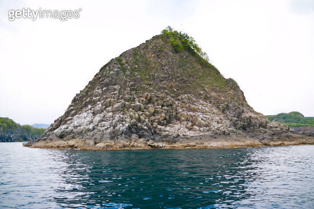 Cape Ogon at Shakotan district, Hokkaido prefecture, Japan. 이미지