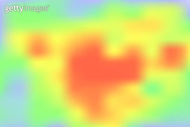 abstract background with a heat map. thermography. Vector illustration ...