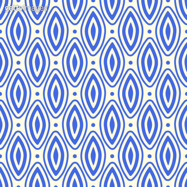 Small blue rhombuses isolated on a white background. Geometric seamless ...