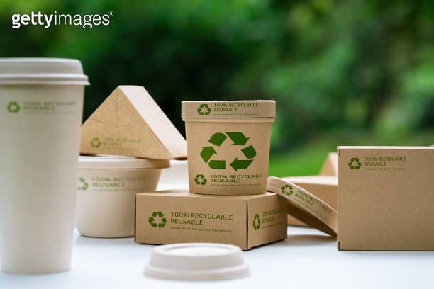 Zero waste concept Environmentally friendly packaging, recycling ...