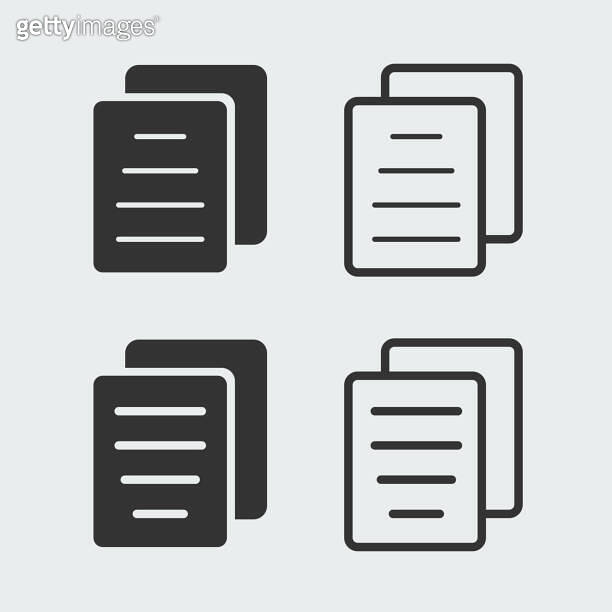 Document editable line icons. For mobile and web design. Contains such ...