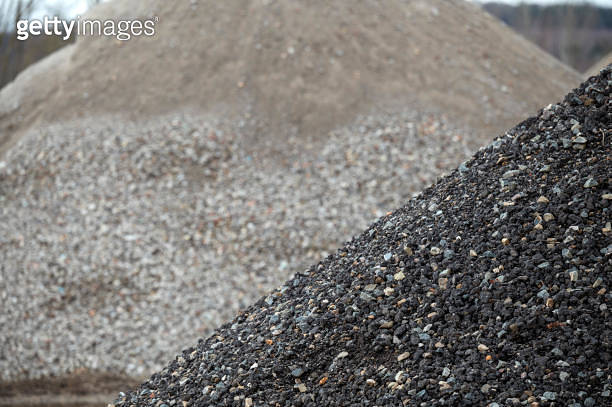 Bulk material consisting of rock 이미지 (1969670968) - 게티이미지뱅크