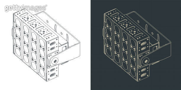 High intensity LED light for outdoor rated isometric blueprints 이미지 ...