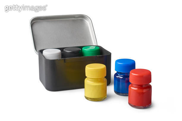 colorful poster color bottles isolated white 이미지 (2160373795) - 게티이미지뱅크