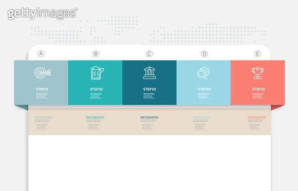 abstract timeline infographic element business data visualization steps ...