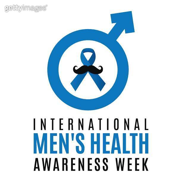 National Men’s Health Awareness Week, Template for background, banner