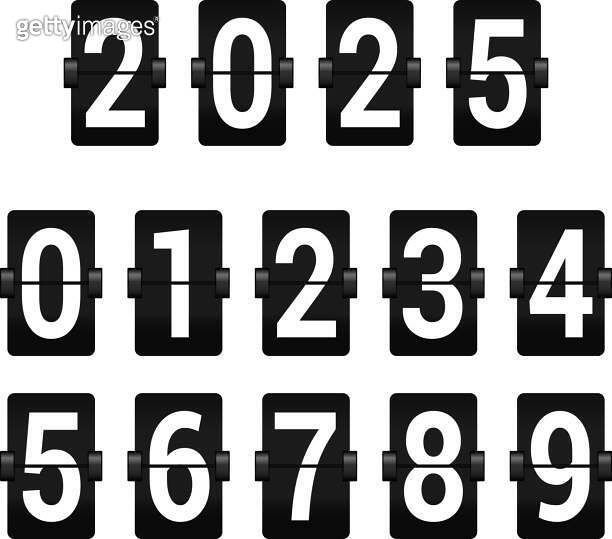 2025 New Year'S Countdown. Happy New Year 2025 Countdown Clocks. 2025 ...