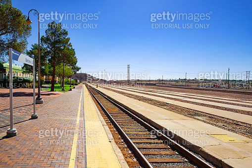 Train Station in Barstow, California 이미지 (1929858565) - 게티이미지뱅크