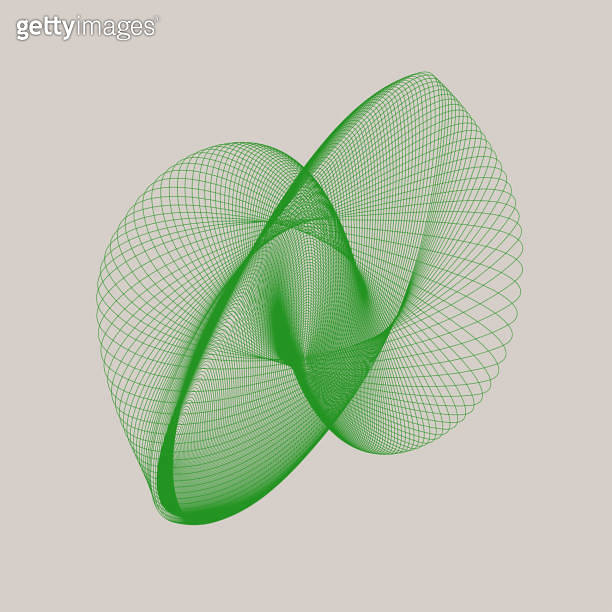 Elliptical Pattern Graph abstract green dynamic curve ellipse line pattern gradient background ...