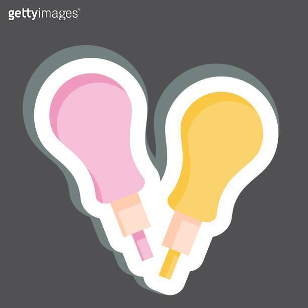 Sticker AWL. related to Shoemaker symbol. simple design editable. simple illustration 이미지