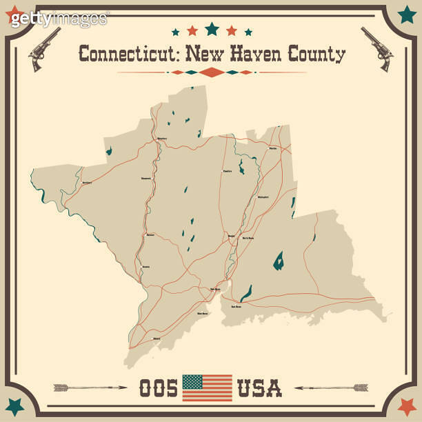 Large and accurate map of New Haven - 2156450898