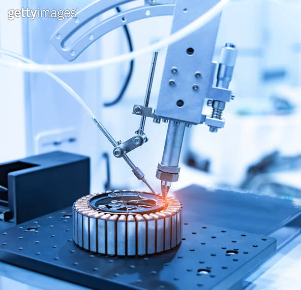 Point Soldering Machine soldering iron tips of robotic system for automatic point soldering for ...